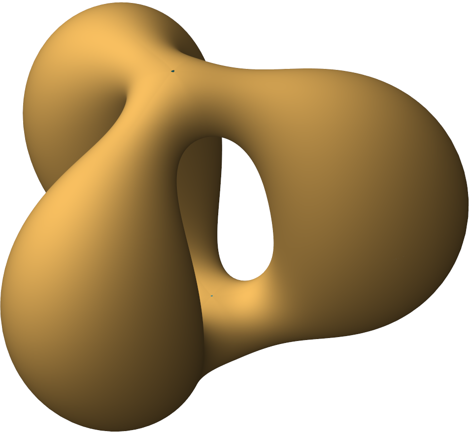 Genus-2 Riemann surface — compact complex manifold
